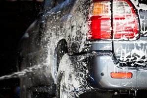 Washing Car - stormwater pollution